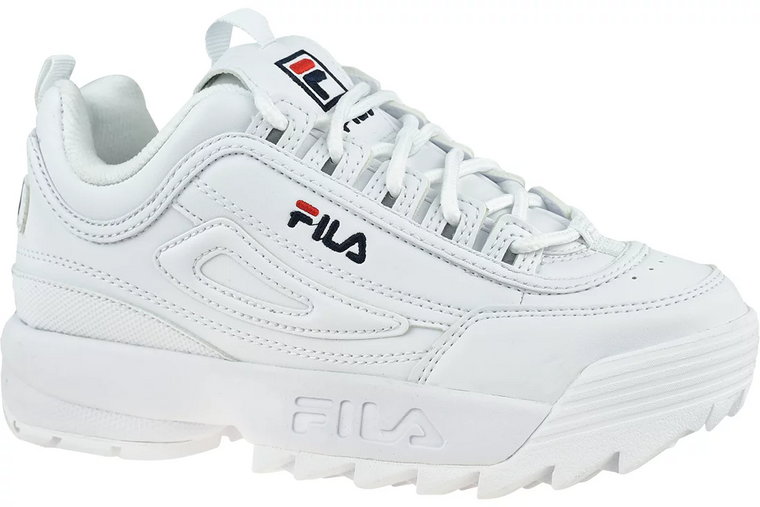 Fila Disruptor Kids 1010567-1FG, Dla dziewczynki, Białe, buty sneakers, skóra syntetyczna, rozmiar: 30