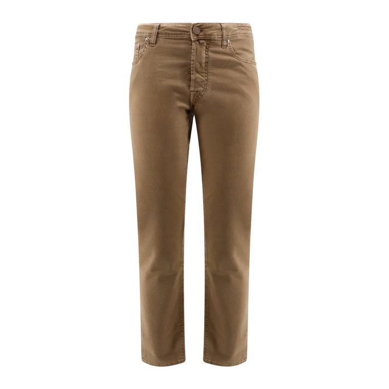 Brązowe Spodnie Slim-fit Aw23 Jacob Cohën