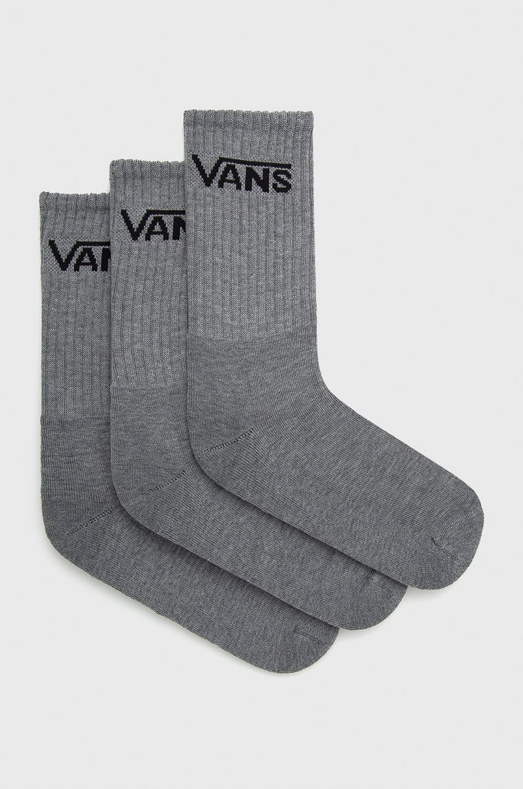 Vans Skarpetki (3-pack) męskie kolor szary VN000XRZHTG1-grey