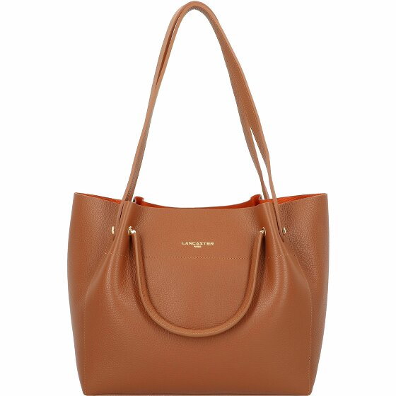 Lancaster Cabas Epaule Shopper Bag Leather 29 cm camel