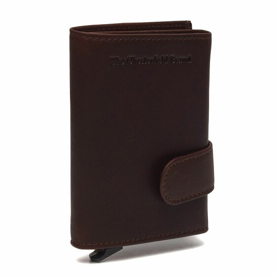 The Chesterfield Brand Frankfurt Etui na karty kredytowe Ochrona RFID Skórzany 7.5 cm brown