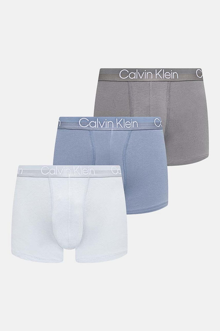 Calvin Klein Underwear bokserki 3-pack męskie kolor niebieski