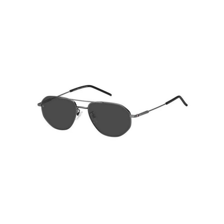 Niebieska Oprawka Stylowe Okulary Przeciwsłoneczne Tommy Hilfiger