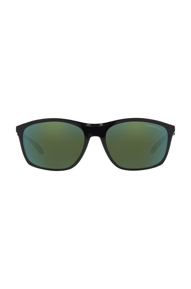 Emporio Armani okulary przeciwsłoneczne 0EA4179.50176R męskie kolor czarny