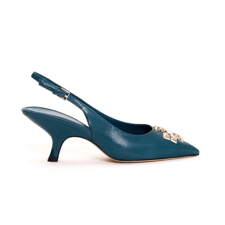 Brisk Blue Slingback - Rozmiar 35 Tory Burch