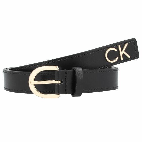 Calvin Klein Re-Lock Pas Skórzany ck black 70 cm