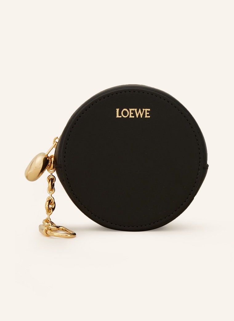 Loewe Etui Na Monety Pebble Cookie schwarz