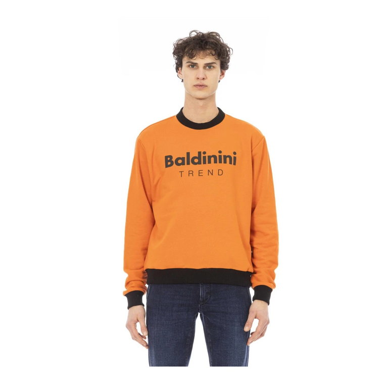 Orange Cotton Sweater Baldinini