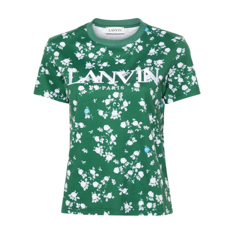 Zielone T-shirty i Pola Lanvin
