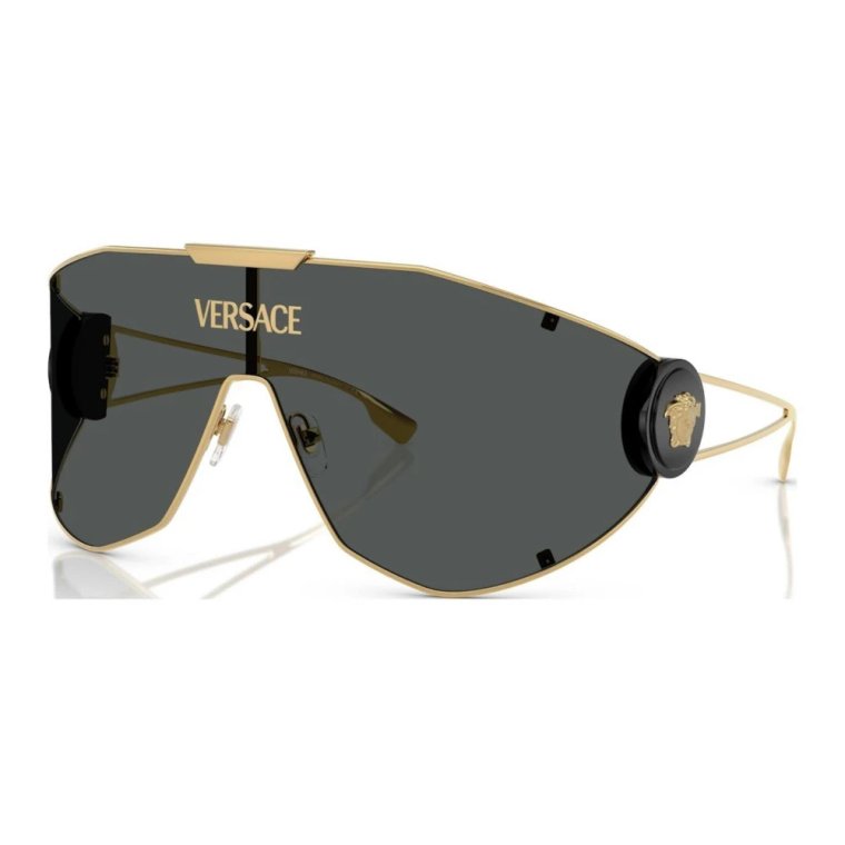 Męskie okulary z metalu i poliamidu Versace