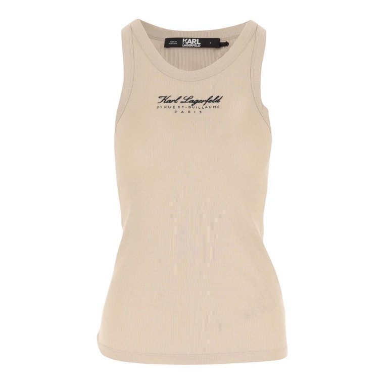 Sleeveless Tops Karl Lagerfeld