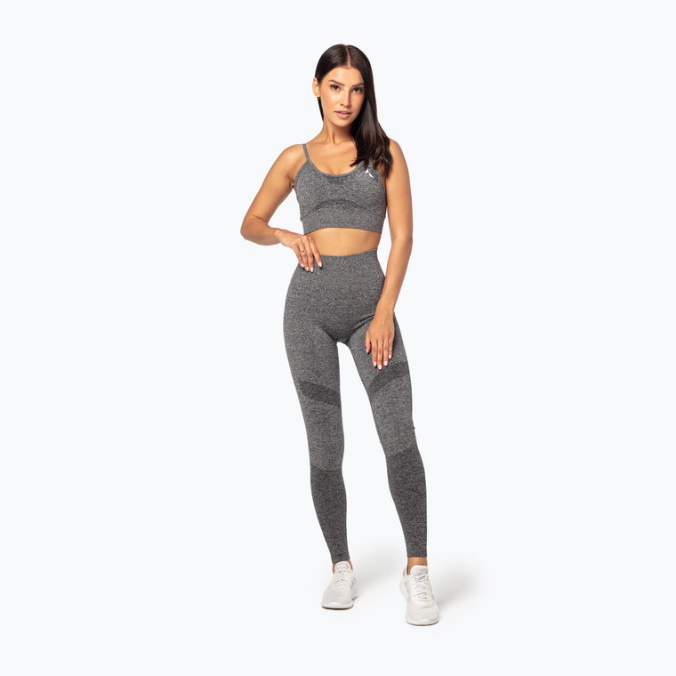 Legginsy treningowe damskie Carpatree Vibe Seamless grey/melange | WYSYŁKA W 24H | 30 DNI NA ZWROT