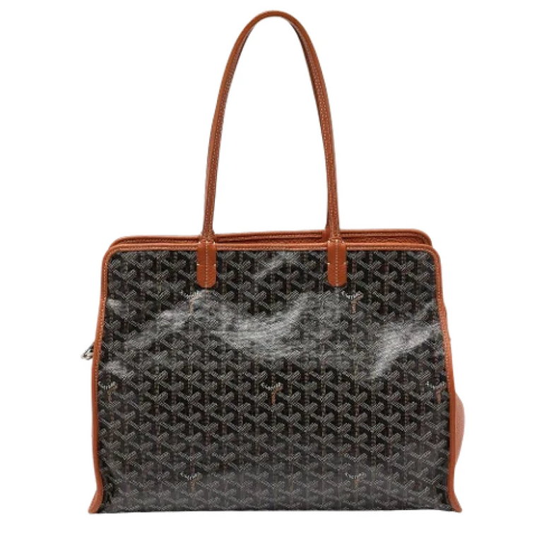 Pre-owned Leather totes Goyard Vintage