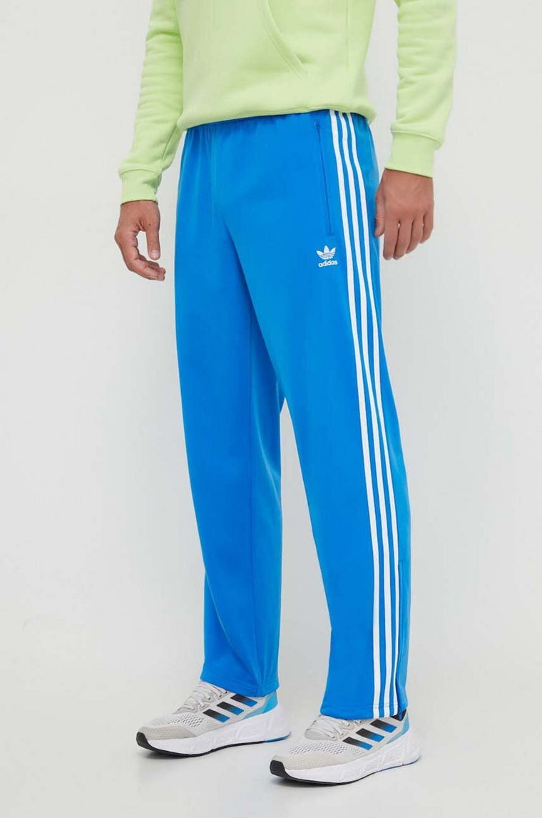 adidas Originals spodnie dresowe kolor niebieski z aplikacją  IJ7056