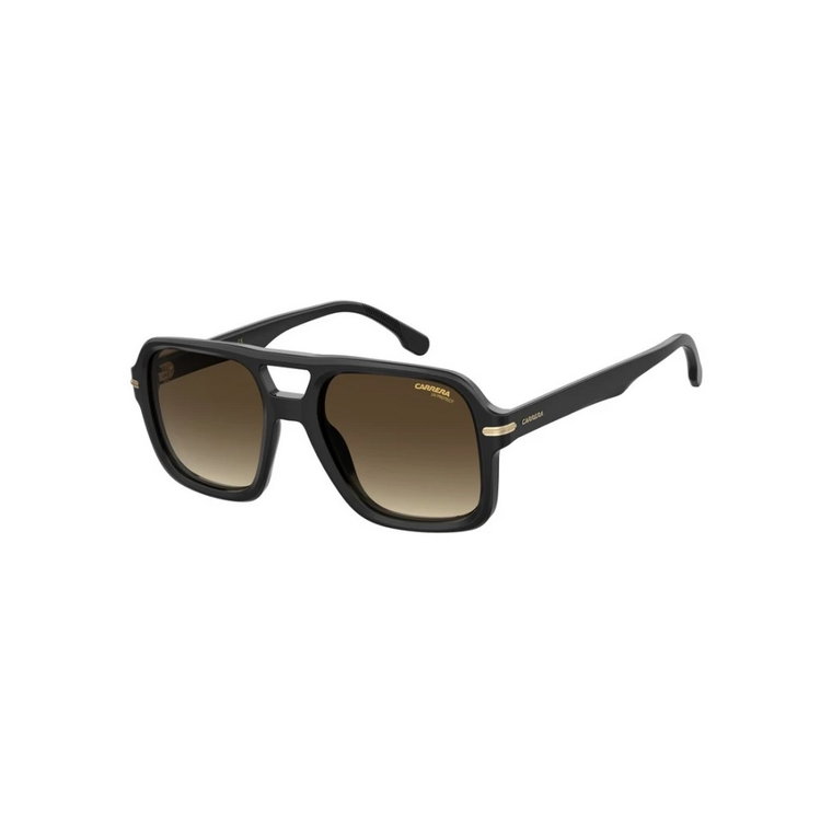 Czarne Brązowe Okulary Przeciwsłoneczne Carrera