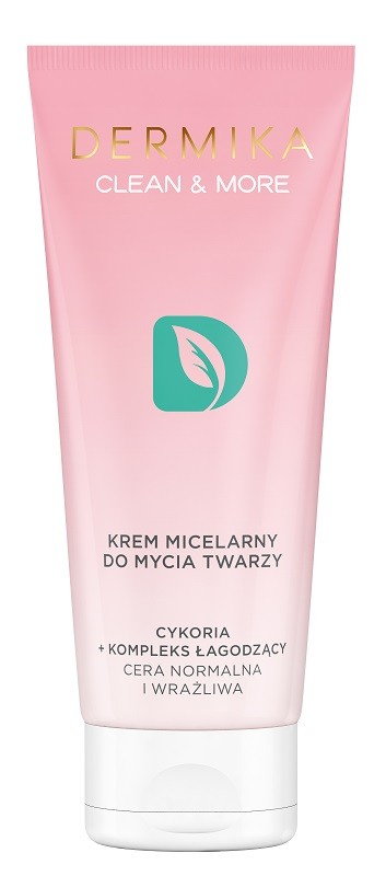 Dermika Clean & More - krem micelarny do mycia twarzy cera normalna i wrażliwa 150ml