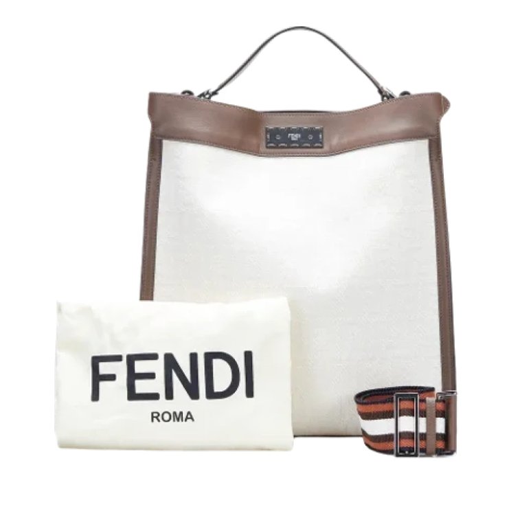 Pre-owned Leather handbags Fendi Vintage