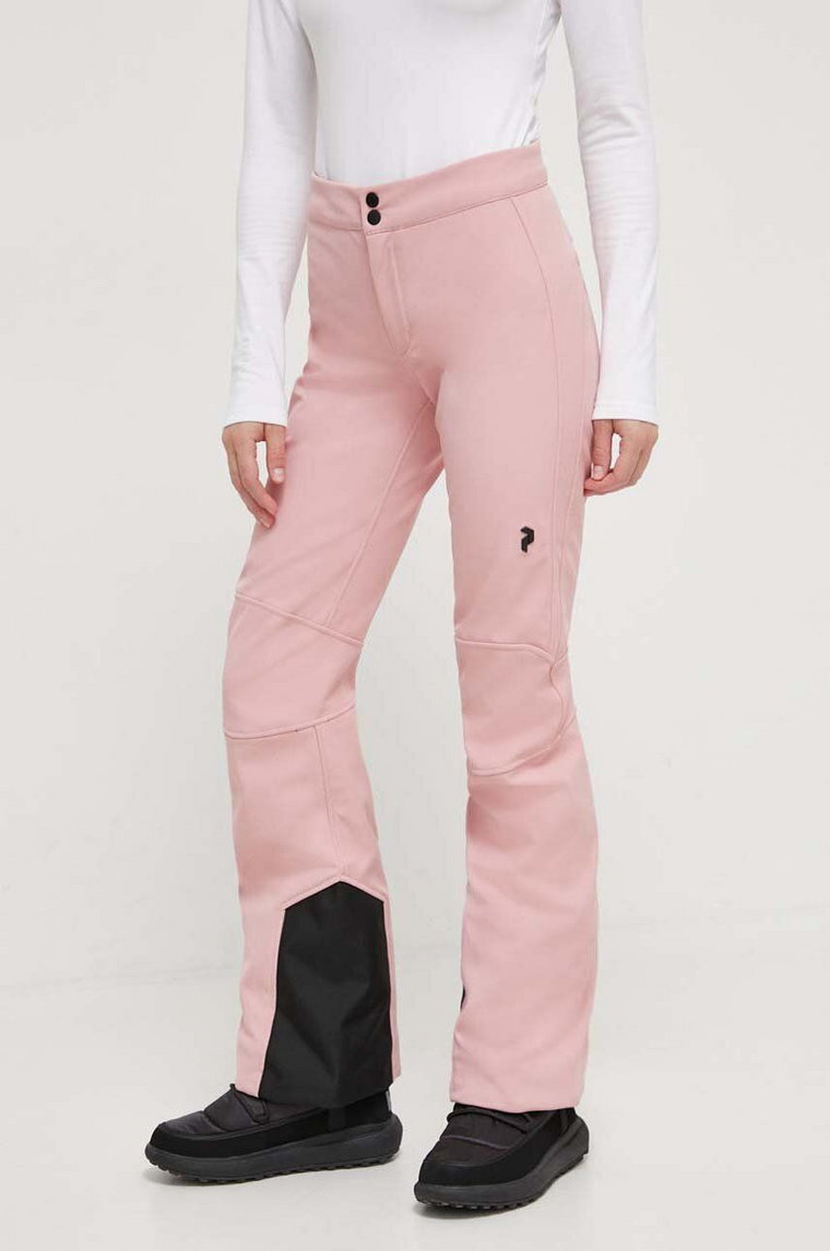 Peak Performance spodnie Stretch kolor różowy
