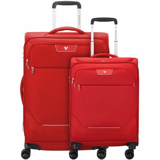 Roncato Joy Zestaw walizek na 4 kółkach 2szt. rosso