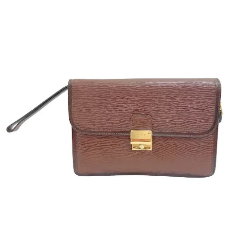 Pre-owned Leather clutches Bally Pre-owned