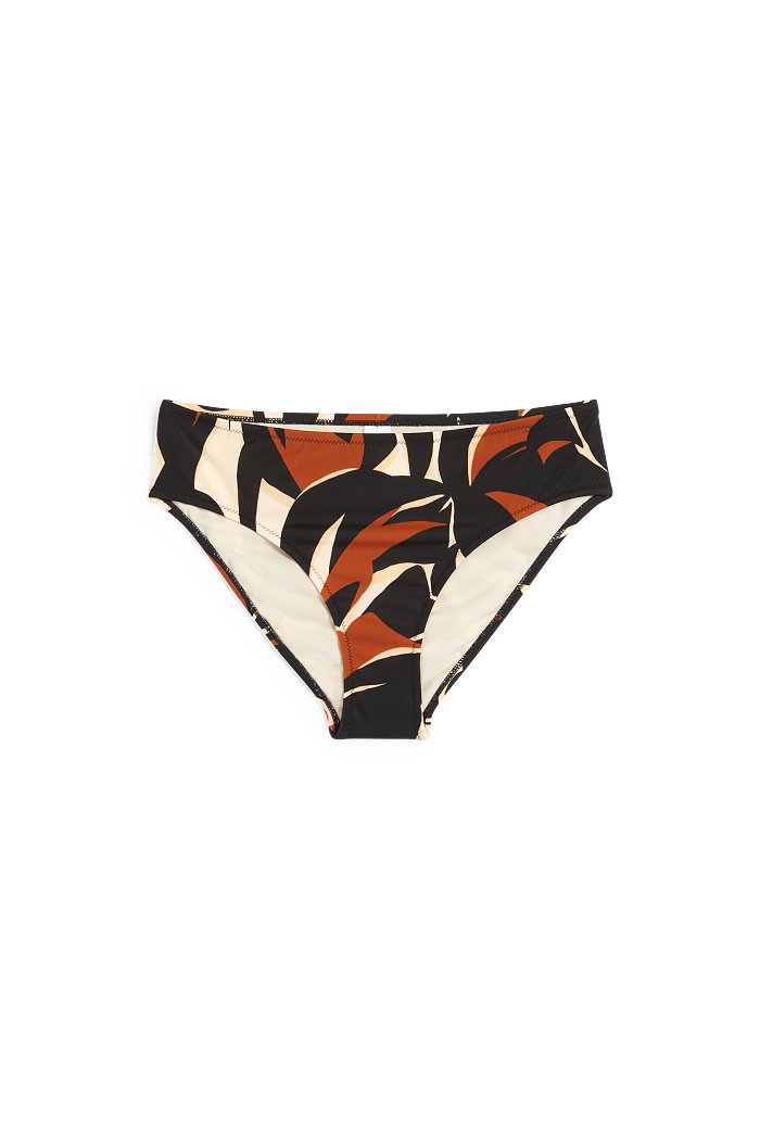 C&A Dół od bikini-średni stan-LYCRA XTRA LIFE-ze wzorem, Czarny, Rozmiar: 36