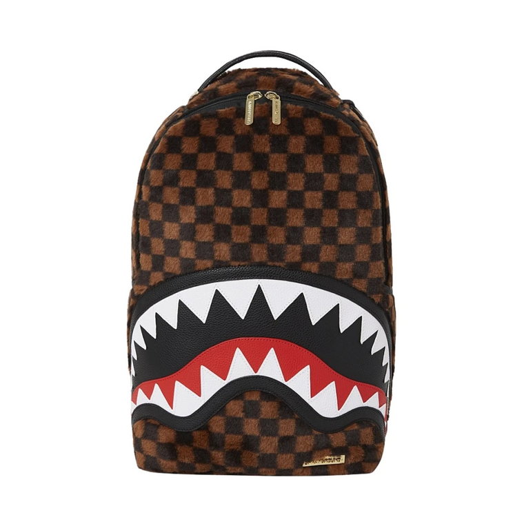 Luksusowy Plecak Faux Fur Sharks in Paris Sprayground