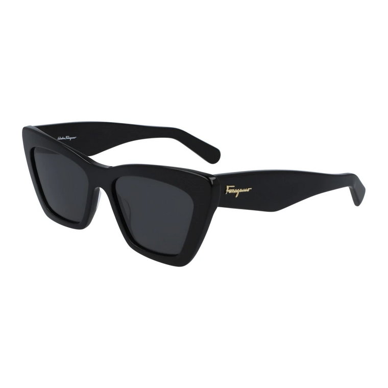 Czarne okulary przeciwsłoneczne Sf929S 39802 001 Salvatore Ferragamo