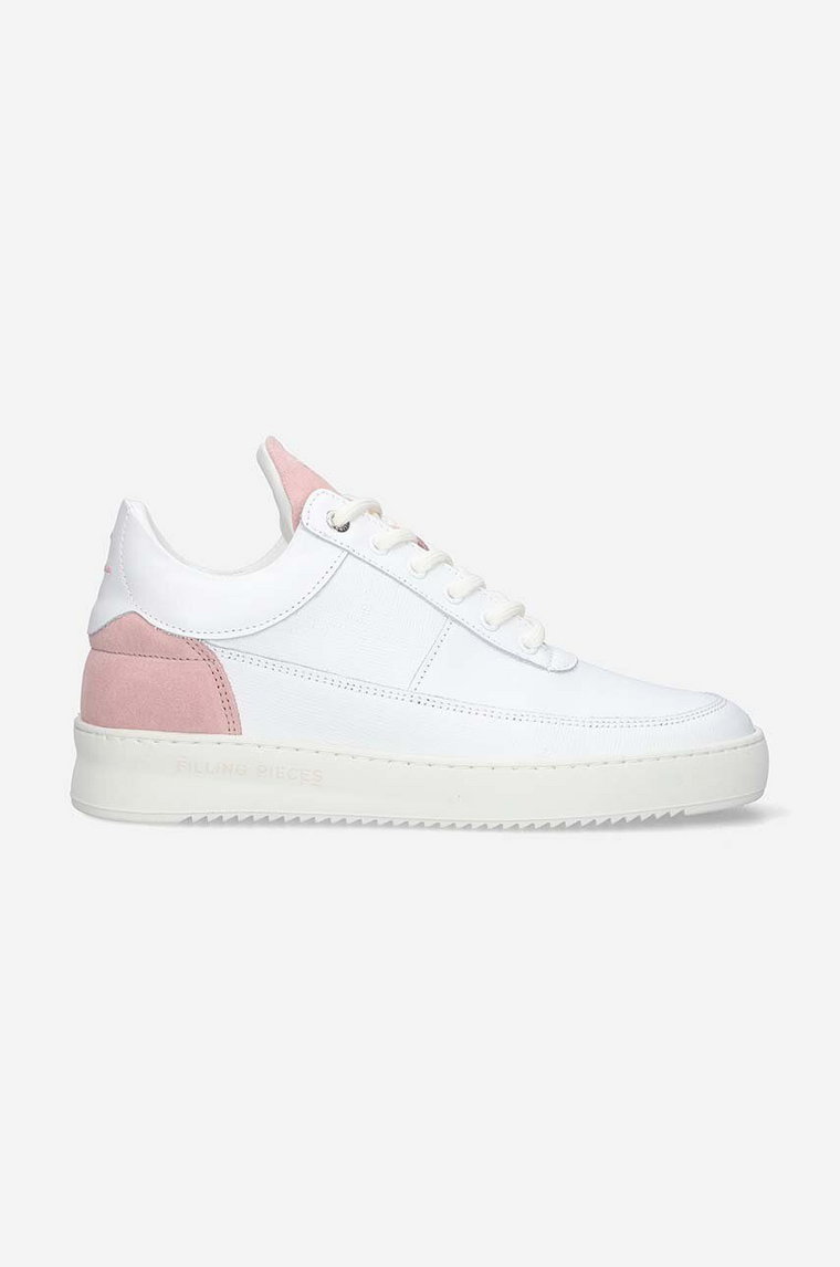 Filling Pieces sneakersy skórzane Low Eva Itaca kolor biały 51328882052-WHITE