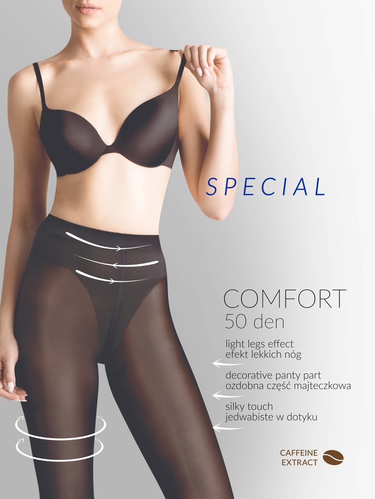 Rajstopy Comfort 50 den - Plus Size