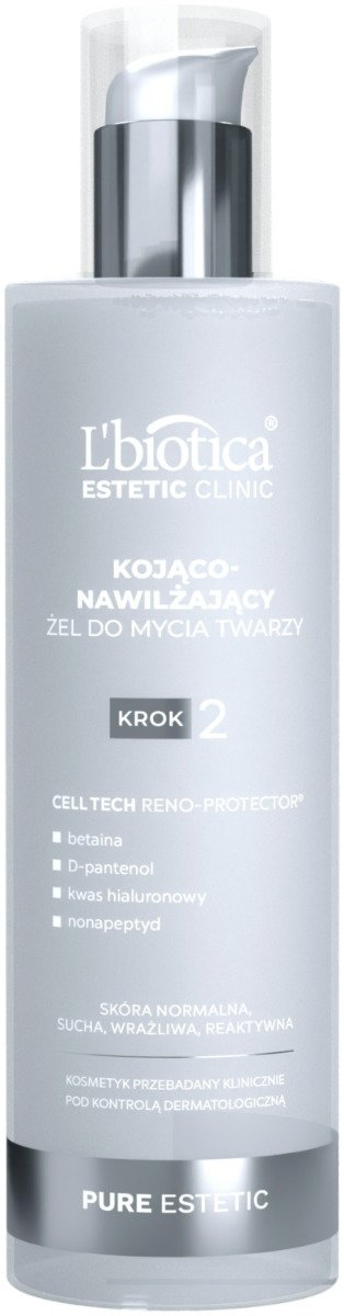 L'biotica Estetic Clinic Pure Estetic Kojąco-Nawilżający żel do mycia twarzy