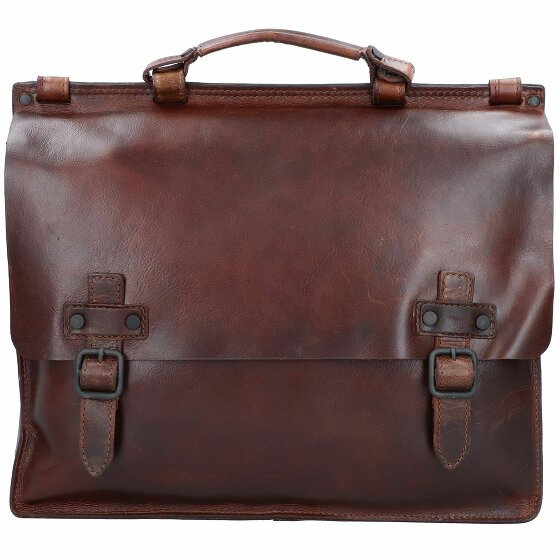 Harold's Aberdeen Messenger Leather 40 cm Laptop Compartment braun