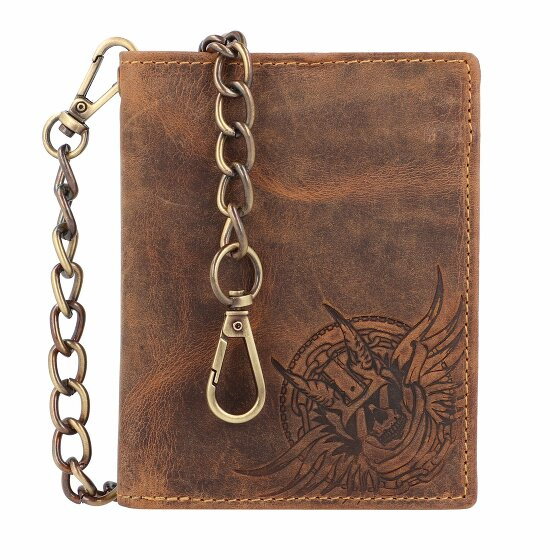 Greenburry Vintage Wallet RFID Leather 10 cm braun