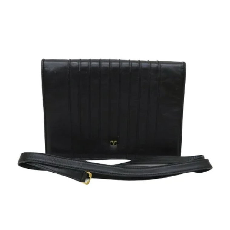Pre-owned Leather clutches Valentino Vintage