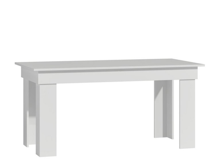 Stół do jadalni, MADRAS, biały, 160x80x75 cm