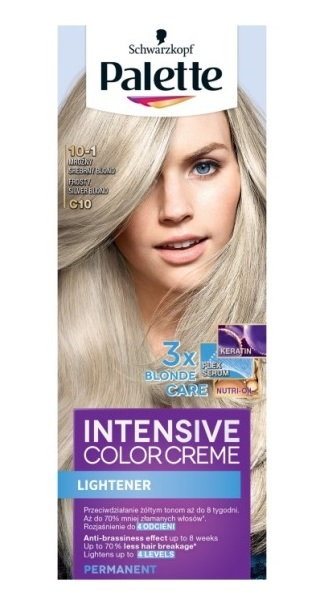 PALETTE Intensive Color Creme farba C10 Mroźny Srebrny Blond