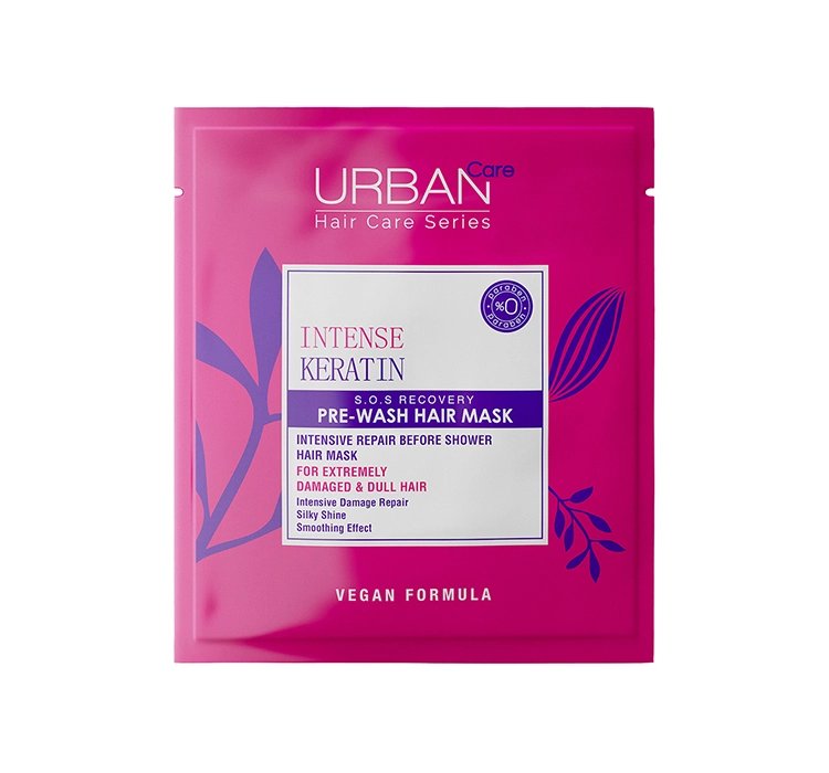 URBAN CARE INTENSE KERATIN RATUNKOWA MASKA DO WŁOSÓW 50ML TRAVEL SIZE