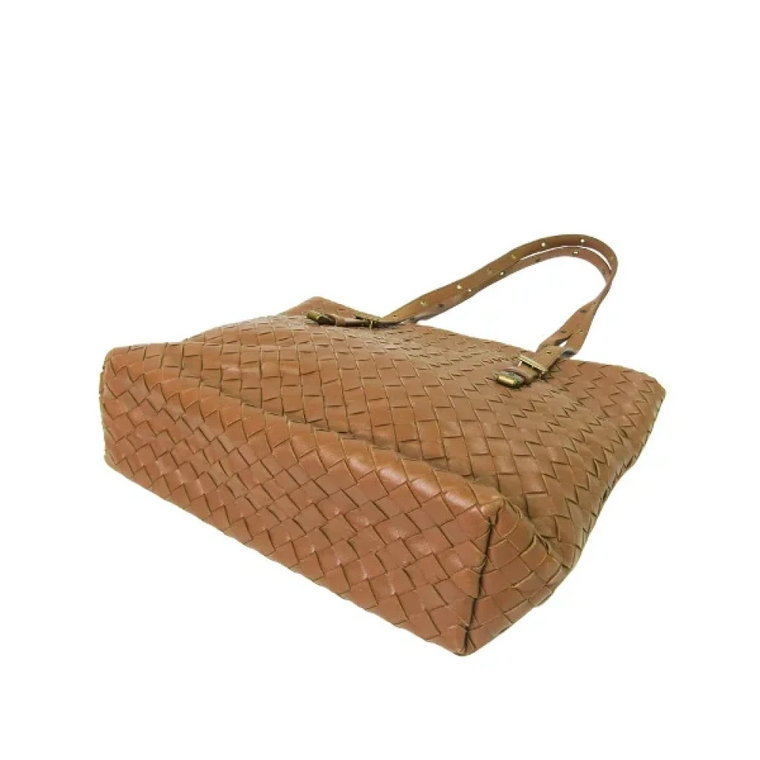 Używana Brązowa Skórzana Torba Bottega Veneta Bottega Veneta Vintage