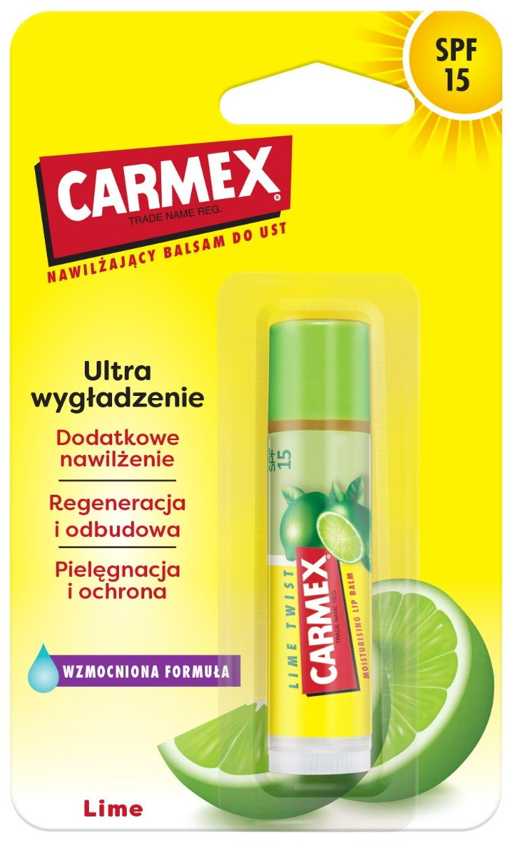 Carmex Lime Twist SPF15 - Sztyft 4,25g