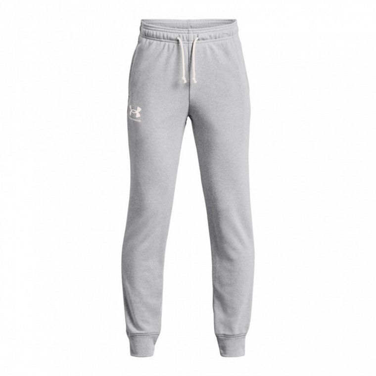 Chłopięce spodnie dresowe Under Armour UA Rival Terry Joggers - szare