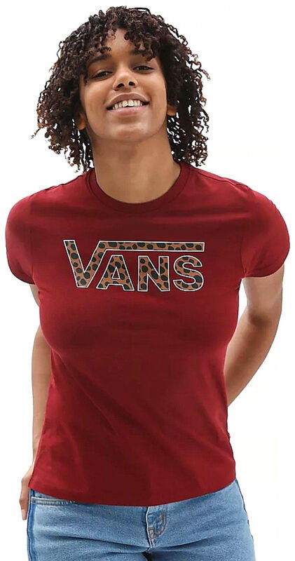 Vans ANIMAL V POMEGRANATE t-shirt damski - L