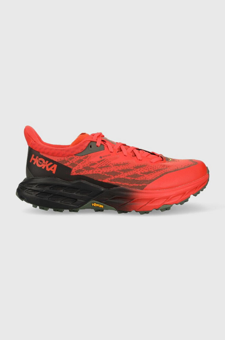 Hoka buty do biegania Speedgoat 5 GTX 1127912 kolor czerwony