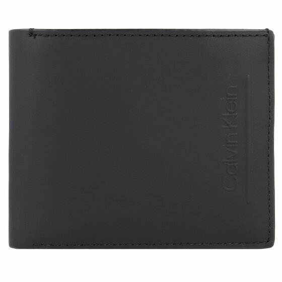 Calvin Klein CK Set Portfel Ochrona RFID Skórzany 11.5 cm ck black