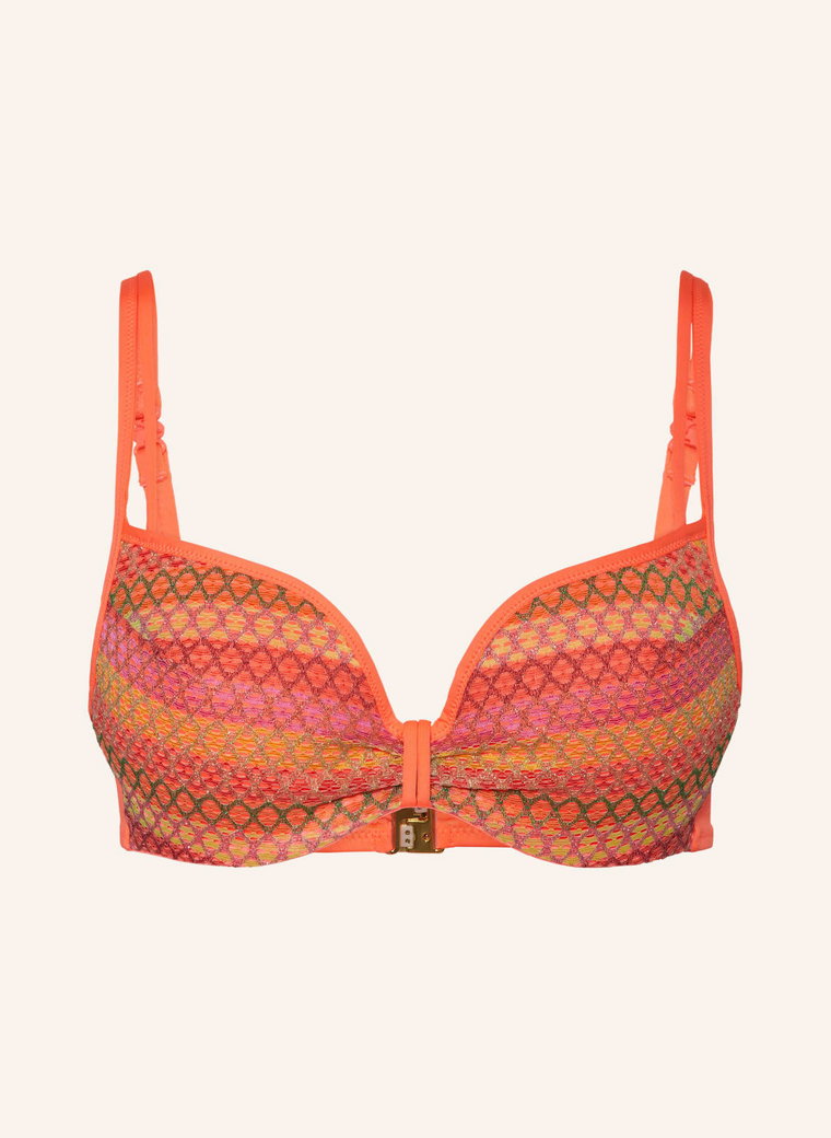 Marie Jo Góra Od Bikini Z Fiszbinami Almoshi Z Błyszczącą Przędzą orange