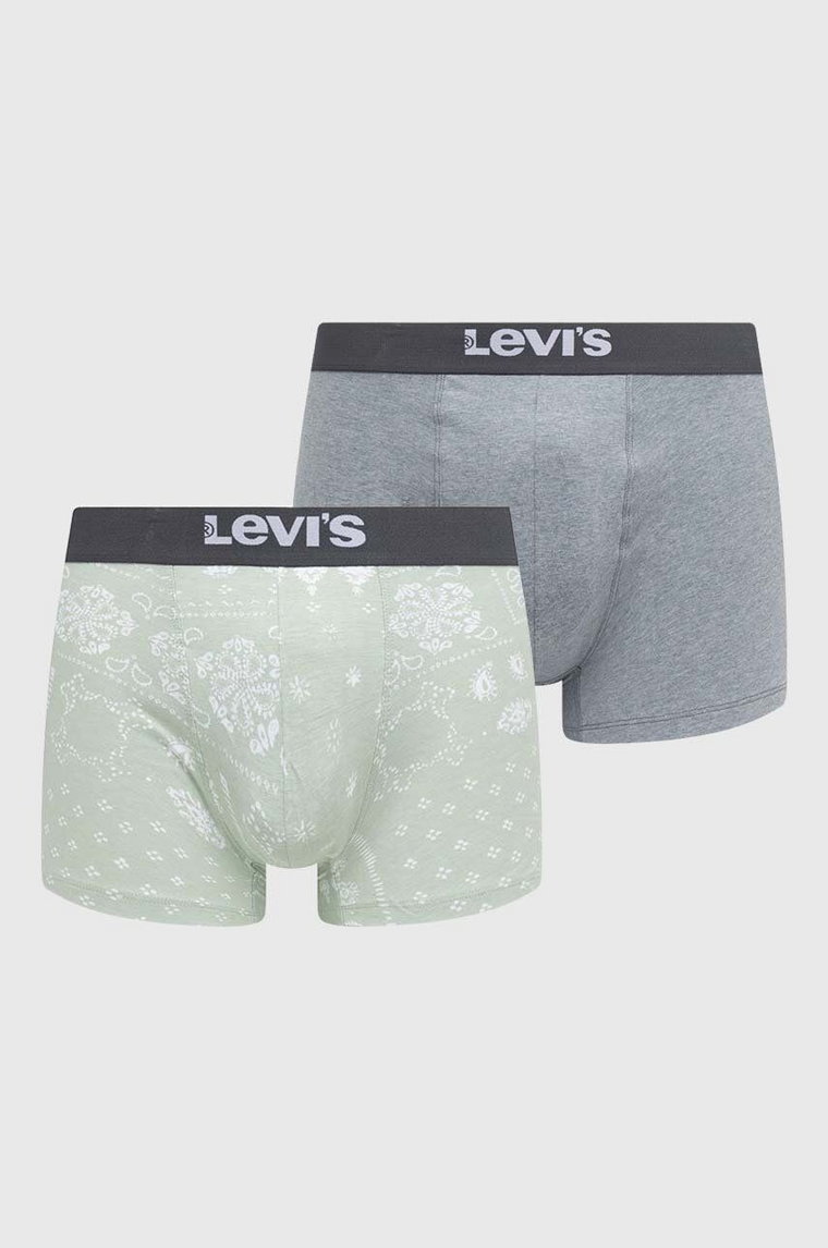 Levi's bokserki 2-pack męskie kolor zielony