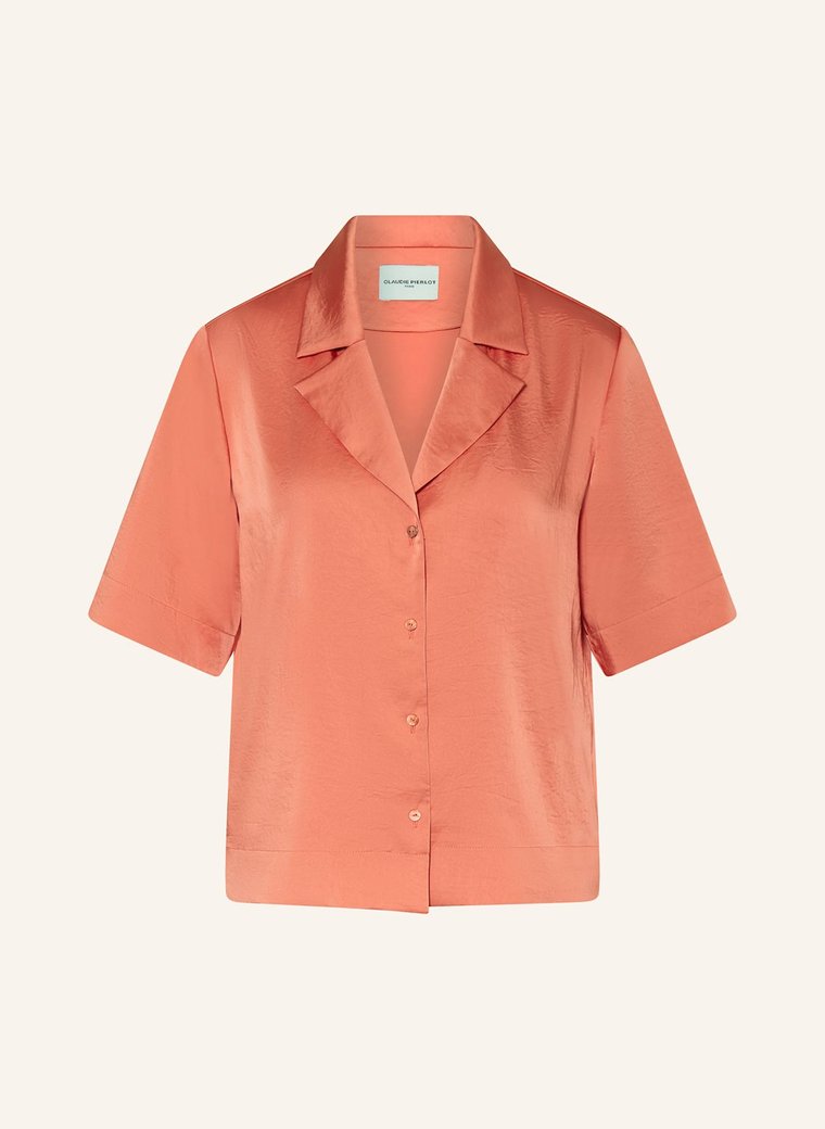 Claudie Pierlot Bluzka Satynowa orange