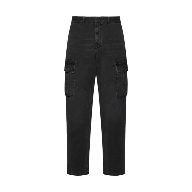 Czarne spodnie cargo z kieszeniami wojskowymi Givenchy