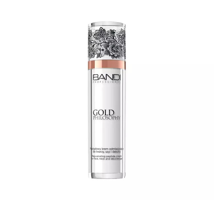 BANDI PROFESSIONAL GOLD PHILOSOPHY PEPTYDOWY KREM ODMŁADZAJĄCY DO TWARZY SZYI I DEKOLTU 50ML