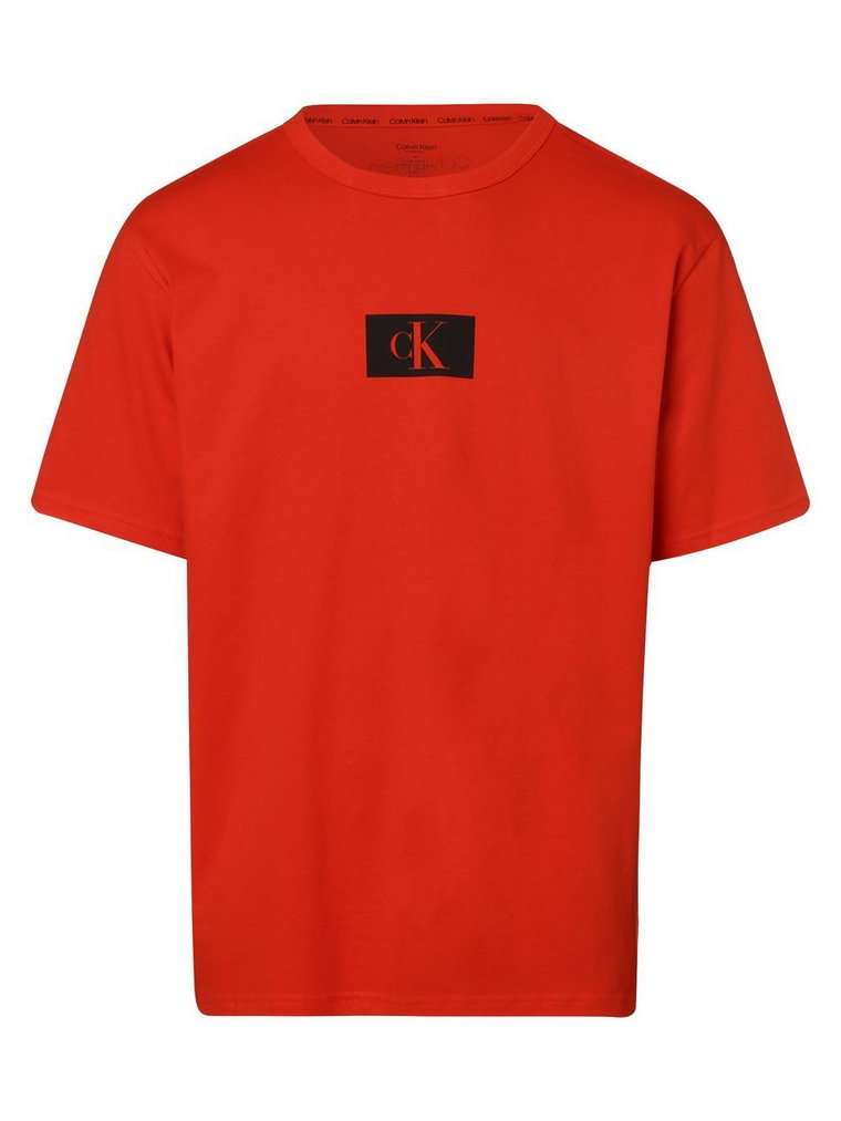 Calvin Klein - Męska koszulka od piżamy, czerwony