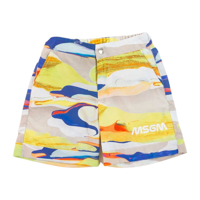 Ms028907 Shorts w Tessuto Msgm