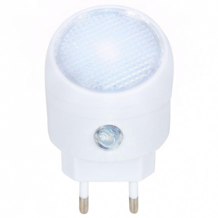 Lampka nocna led z czujnikiem zmierzchu do kontaktu biała kod: O-569435